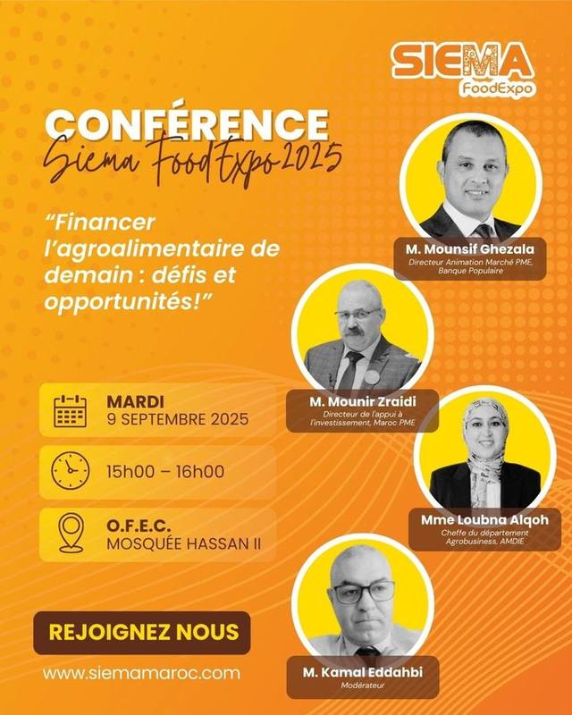 Conférence SIEMA FoodExpo 2025 — Programme